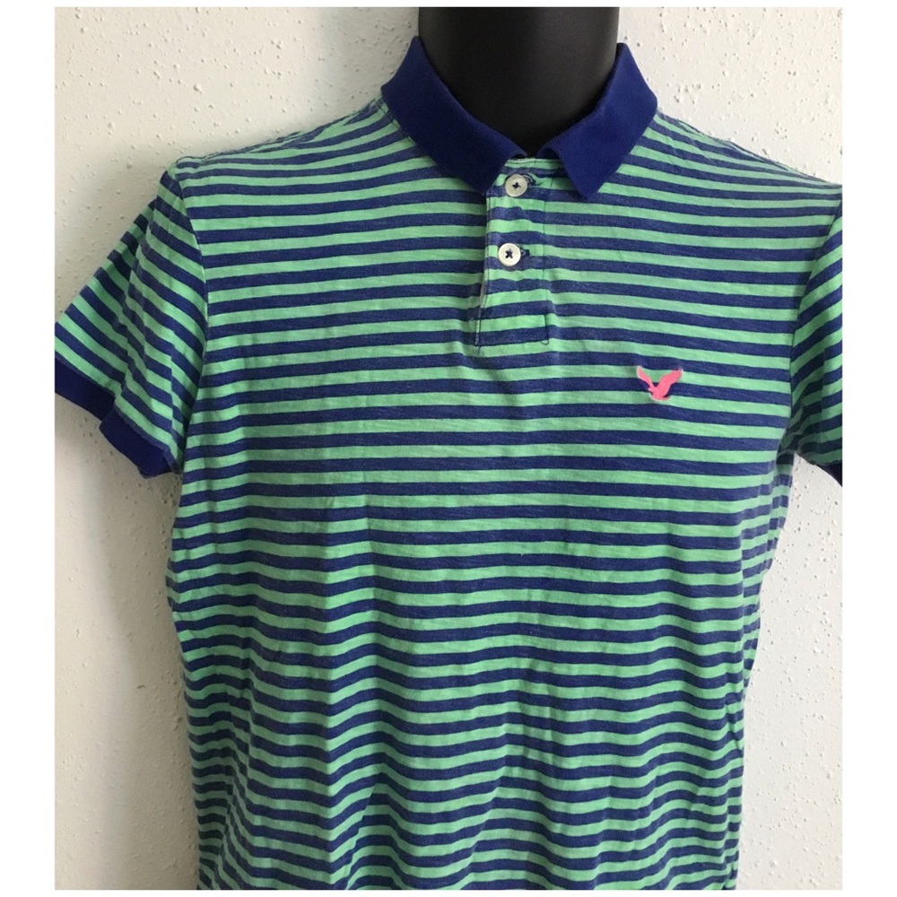 AMERICAN EAGLE POLO SHORT SLEEVES - Picture 2 of 15